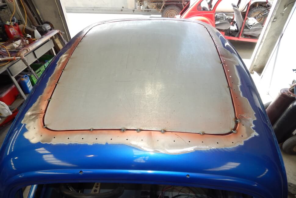 Roof Insert Fitted To Ford Pop (1)